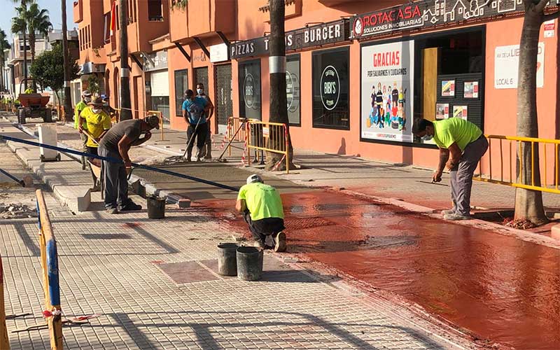 La mejorada avenida de la Libertad, lista a finales de septiembre