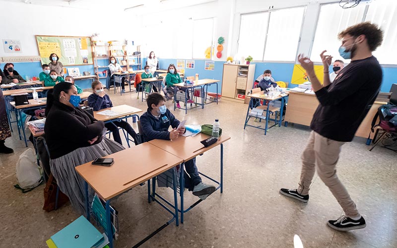 Fernández asistiendo a un taller municipal el pasado febrero / FOTO: Ayto.