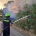 Actuando sobre el fuego el pasado verano en Jerez / FOTO: CBPC