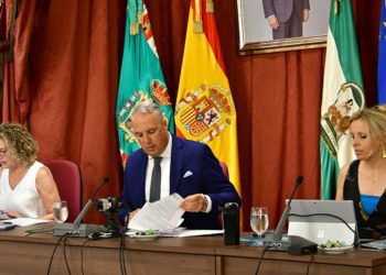 Ruiz Boix se ha estrenado presidiendo el pleno / FOTO: Eulogio García