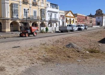 La zona de obras abandonadas se está adecentando estas semanas / FOTO: Ayto.