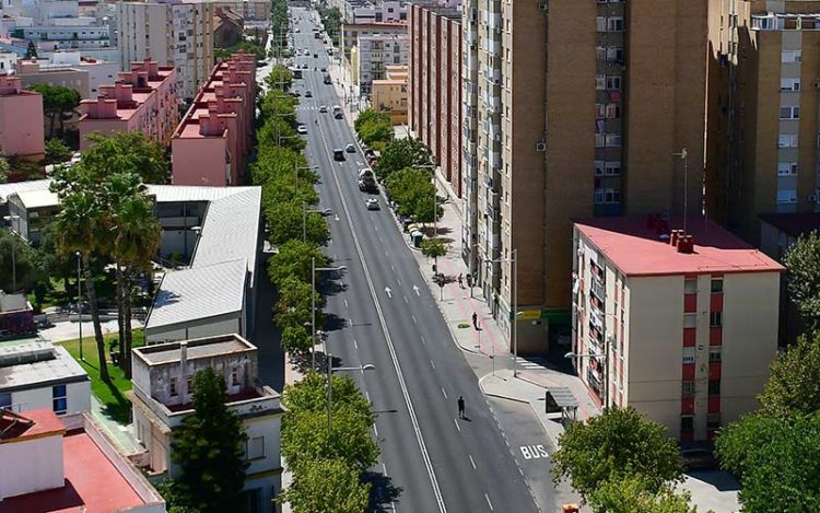 Un tramo de la segunda avenida, desde las alturas / FOTO: Eulogio García