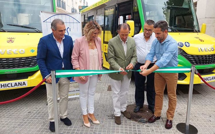 Simbólica inauguración de los autobuses / FOTO: Ayto.