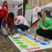 Uno de los juegos organizados en plena plaza de la Catedral / FOTO: Eulogio García