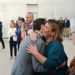 Efusivo abrazo entre la alcaldesa y el presidente andaluz / FOTO: Eulogio García