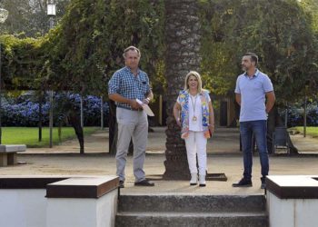 Sánchez y Díaz se han asomado a este espacio verde / FOTO: Ayto.