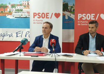 De la Encina y González en rueda de prensa / FOTO: PSOE