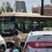 Bus por la avenida del Puerto / FOTO: Eulogio García