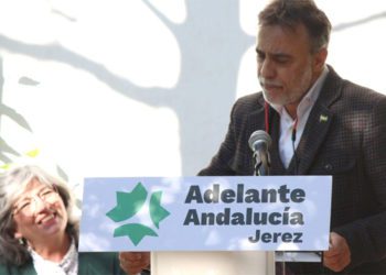 Fernández en su presentación pública / FOTO: Adelante Andalucía