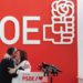 Abrazo en la rueda de prensa / FOTO: PSOE