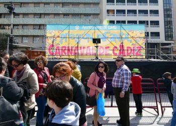 El tablao de un pasado pregón infantil / FOTO: Eulogio García