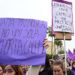 Varias de las muchas pancartas de la manifestación de 2023 / FOTO: Eulogio García