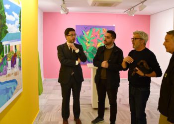 Un momento de la pasada inauguración de la muestra / FOTO: Diputación