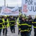 Marchando desde el Parque de Bomberos de Cádiz, semanas atrás / FOTO: Eulogio García