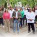 Romero junto al resto de candidatos, posando en el parque de los patos / FOTO: AxSí