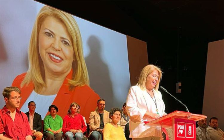 En la presentación formal de la candidatura de Sánchez / FOTO: PSOE