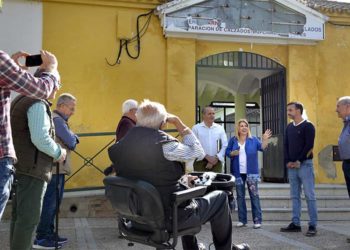 Una "visita técnica" de la anterior alcaldesa a la barriada de La Plata / FOTO: Ayto.