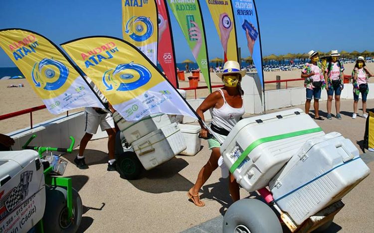 Lateros involucrados el pasado verano en una campaña / FOTO: Eulogio García