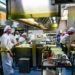 Practicando en las cocinas de la Escuela / FOTO: Eulogio García