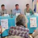 Los cuatro representantes políticos en la mesa de debate / FOTO: Coordinadora del Agua