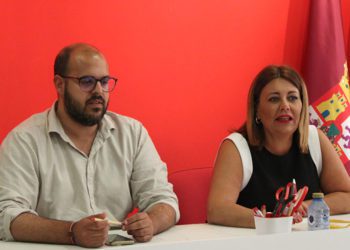 Salguero y Amaya en una pasada rueda de prensa / FOTO: PSOE