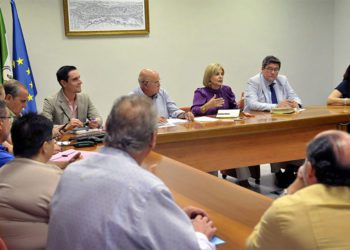 Un momento de la reunión con la federación vecinal / FOTO: Ayto.