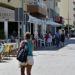 Zona hostelera en el paseo marítimo de Cádiz / FOTO: Eulogio García