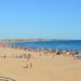 Estampa de la playa chiclanera de La Barrosa