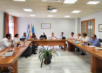 Un momento de la reunión de trabajo del Ejecutivo jerezano / FOTO: Ayto.