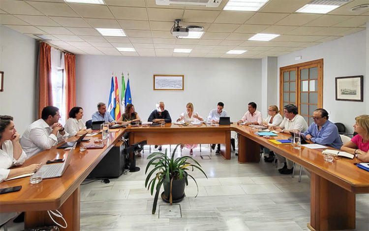 Un momento de la reunión de trabajo del Ejecutivo jerezano / FOTO: Ayto.