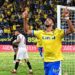 Chris Ramos dedicando el gol a su abuelo / FOTO: Eulogio García