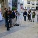 Presentando la programación a las puertas del Centro Integral de la Mujer / FOTO: Eulogio García