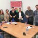 Reunidos en la sede de la federación vecinal / FOTO: PSOE