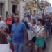 Manifestación contra el turismo de borrachera celebrada en verano / FOTO: Las Tres Rosas