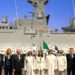 Un momento de la ceremonia celebrada en la base naval Rey Faisal / FOTO: Navantia