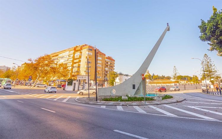 Detalle del singular monumento junto al parque / FOTO: Ayto.