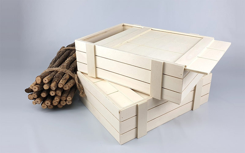 Cajas de madera para poner orden en casa - Astiblog