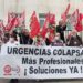 Concentrados en el acceso a las Urgencias / FOTO: CCOO