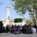 Animarte cierra el acto con los escolares asistentes / FOTO: Eulogio García