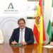 Guijarro, entre la delegada del Gobierno andaluz y la delegada territorial de Salud / FOTO: Junta