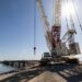 Las obras de emergencia avanza en el puente Carranza / FOTO: Ereagafoto