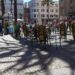 Terraza a medio montar en el centro de Cádiz / FOTO: Eulogio García