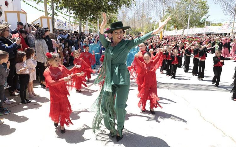 Un flashmob animando la apertura de la feria / FOTO: Ayto.