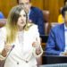 La socialista Irene García interviniendo en el pleno / FOTO: Parlamento Andaluz