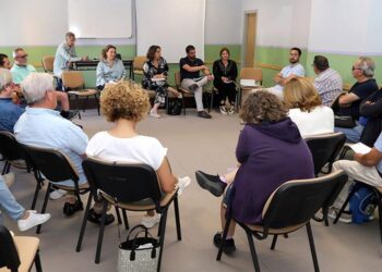 Última reunión con representantes vecinales de la barriada / FOTO: Junta