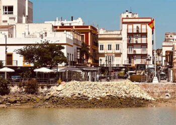 La obra desde la margen derecha del río / FOTO: Ayto.