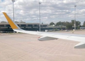 El aeropuerto jerezano visto desde el avión / FOTO: DBC