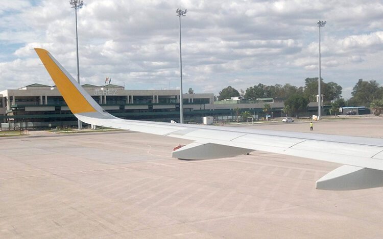 El aeropuerto jerezano visto desde el avión / FOTO: DBC