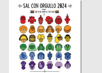 Detalle del cartel del Orgullo 2024