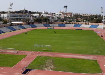 Vista aérea del hoy llamado estadio Iberoamericano 2010 / FOTO: Ayto.